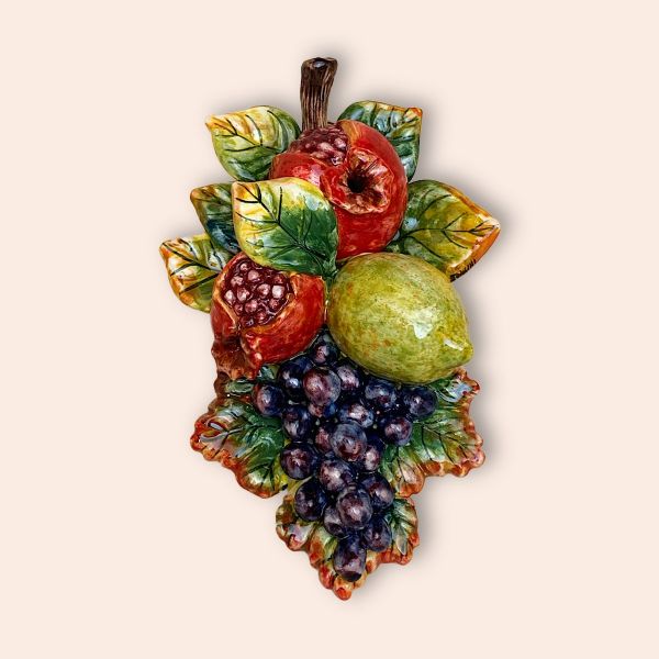 BRANCH WITH MIXED FRUIT AND DARK GRAPE, CM.28LX16